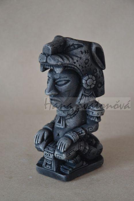 Mayská soška střední - výška 15,5cm