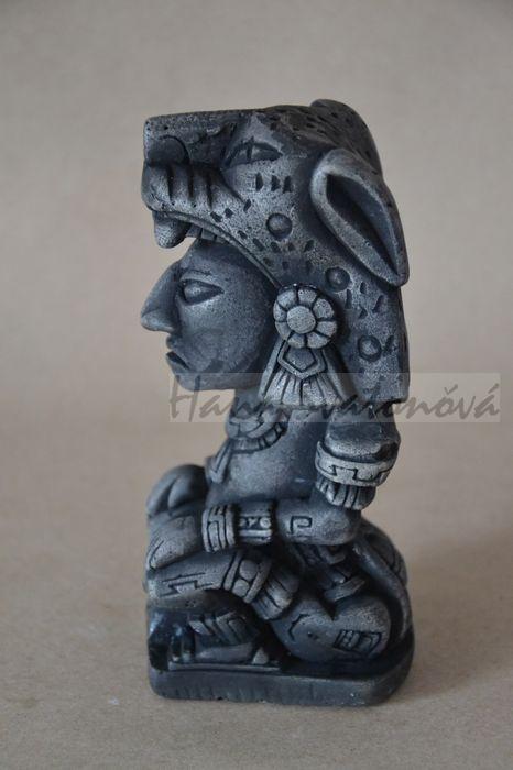 Mayská soška střední - výška 15,5cm