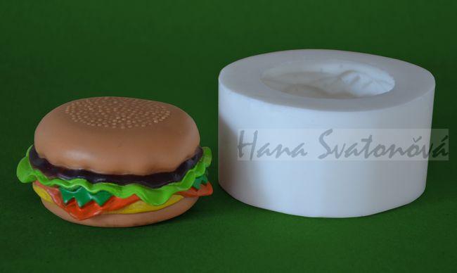 Hamburgr - výška 9cm
