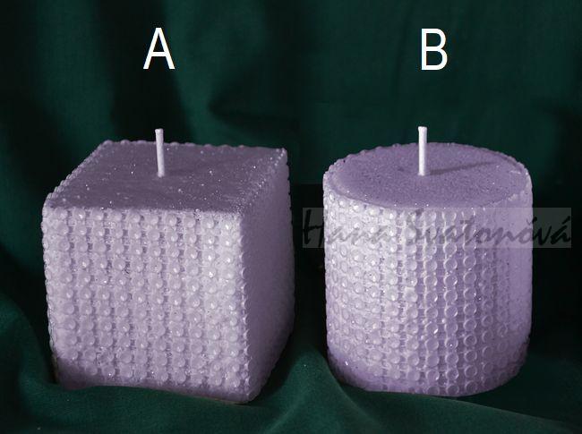 Diadem kostka a válec, výška 6cm