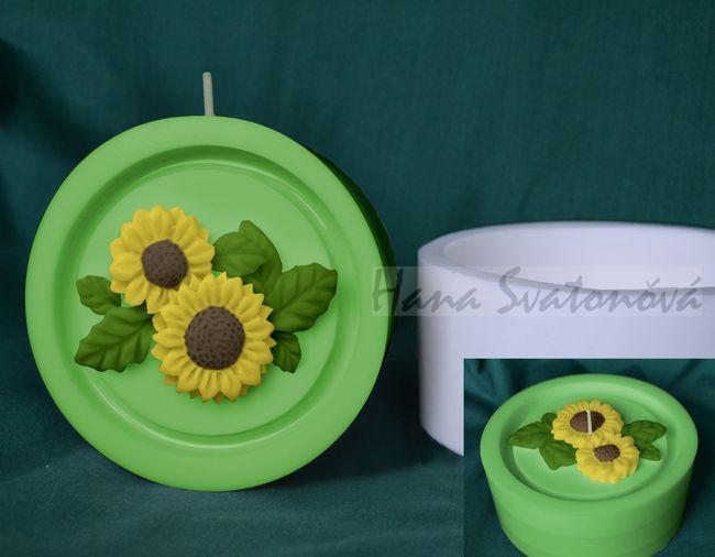 2 Slunečnice, Disk s otvorem - průměr 10cm