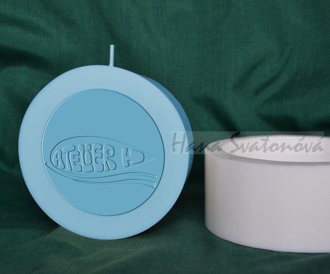 Forma na svíčku  Disk plochý - průměr 10cm
