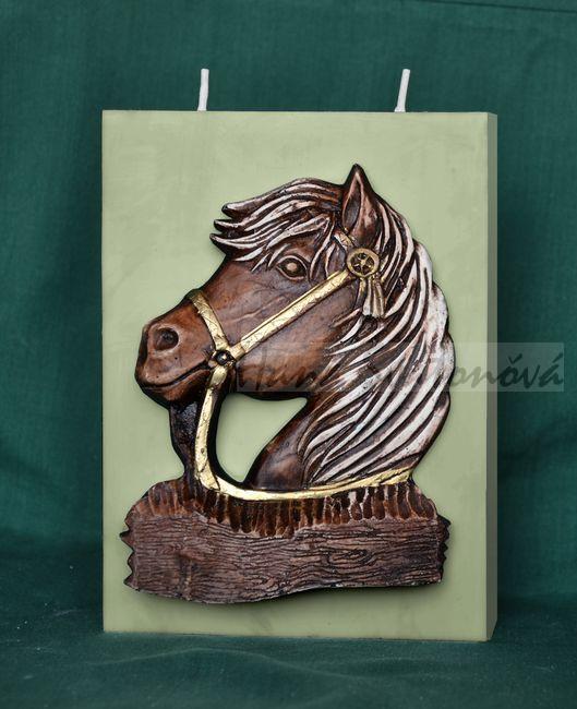 Hlava koně (Kvádr) - 11,5x16cm