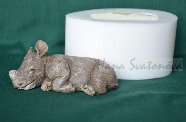Nosorožec miminko - výška 3cm