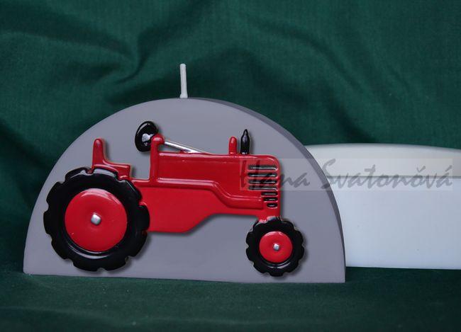 Traktor Půlkruh - výška 7cm