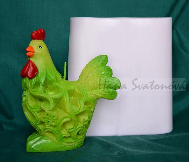 Kohout, výška  14cm