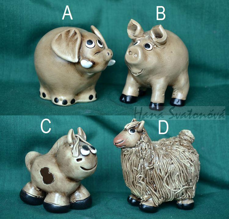 Zvířátka 2 - výška 6,5-8cm