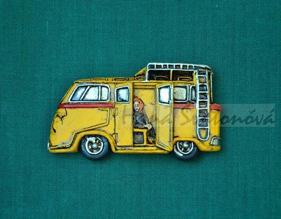 Relief Autobus, vel 7x3,5cm