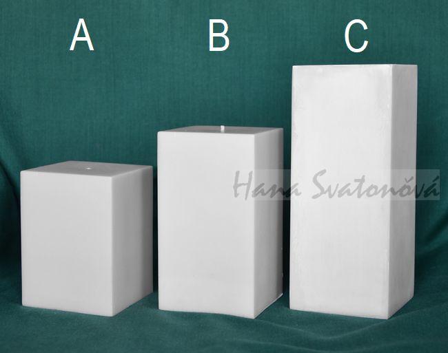 Hranol 5,7x5,7x 7,8 / 10,2 / 14cm