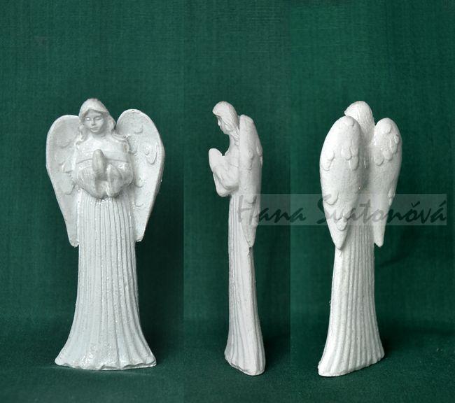 Andělíček plochý  -rozměry 4x1,5x9cm