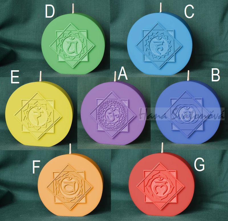 Čakry - disk, průměr 10cm