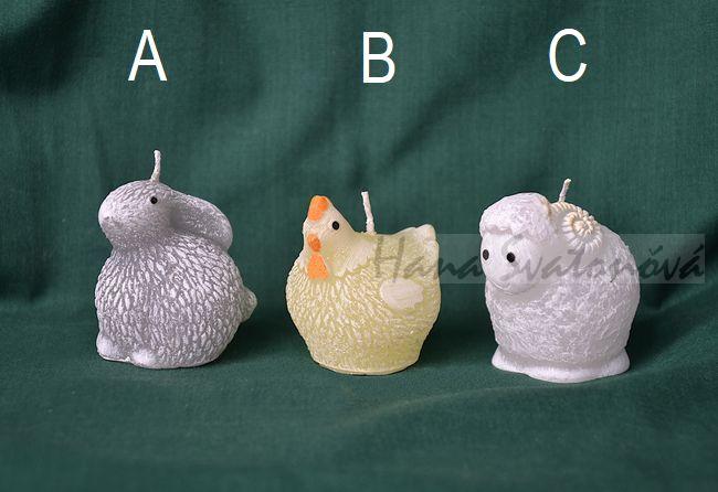 Velikonoční zvířátka, výška 5cm