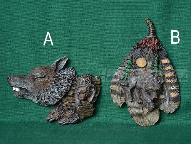 Relief vlk - vel. 9,5 a 8cm