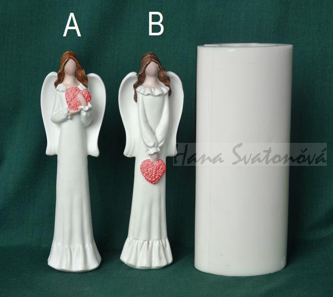 Andělka s kanýrem - výška 15cm