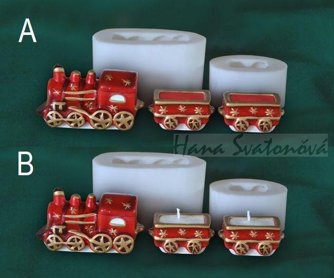 Vláček malý, vel. 7,5 a 4,5cm