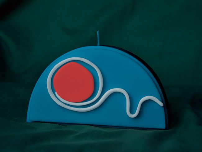 Spiralky kolečko Půlkruh - výška 7cm