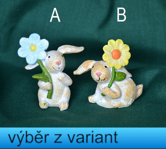Zajíček mini, výška  4,5cm