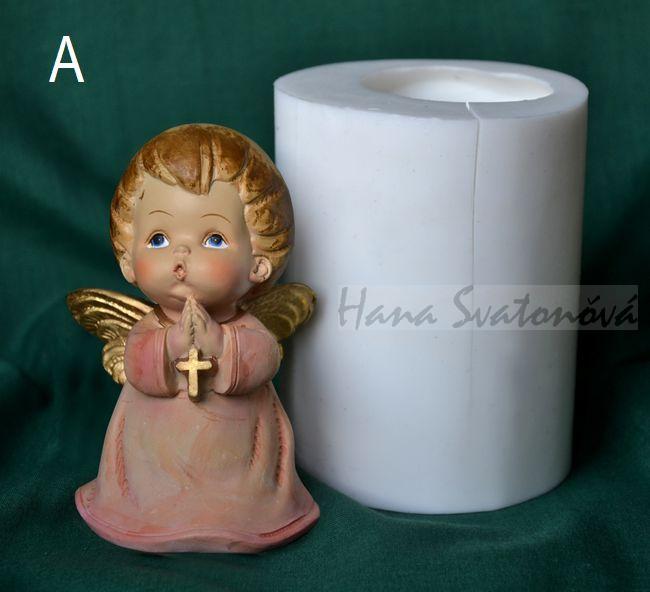 Andělíček buclatý - výška 10cm