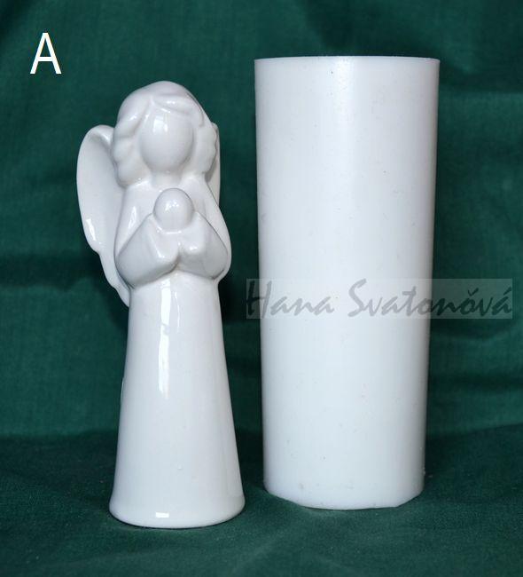 Anděl bílý - výška 13cm