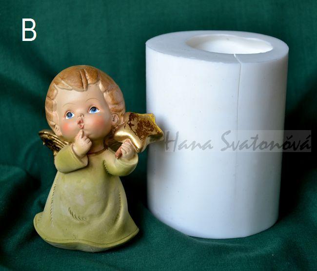 Andělíček buclatý - výška 10cm