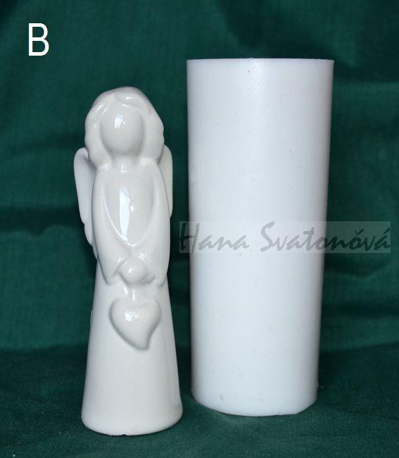 Anděl bílý - výška 13cm