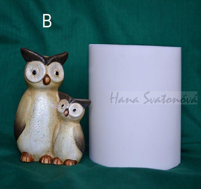 Sovy štíhlé - výška 10-15,5cm