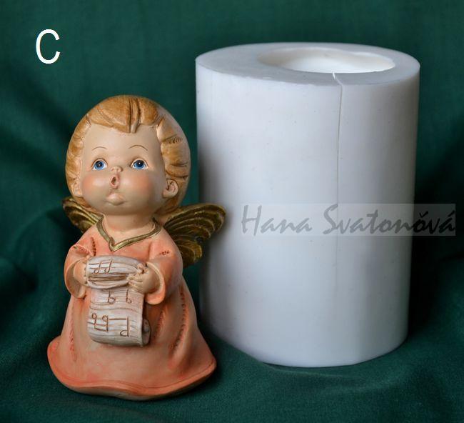 Andělíček buclatý - výška 10cm
