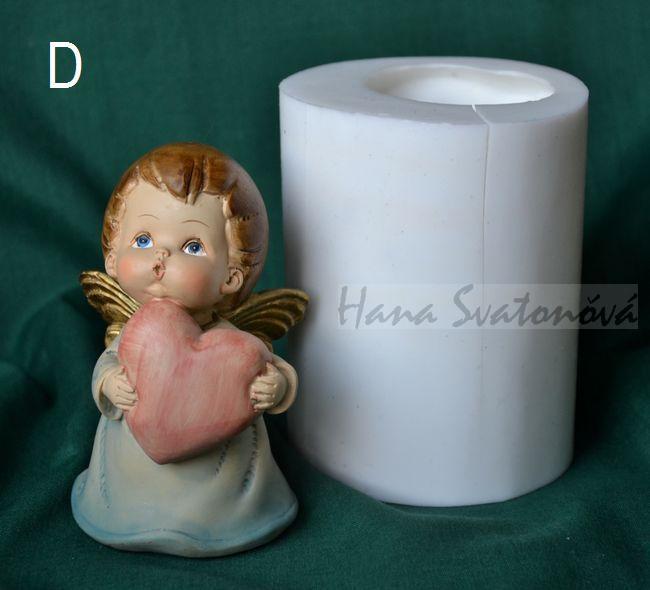 Andělíček buclatý - výška 10cm